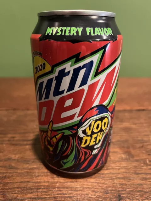 MTN DEW VOODEW 2020-ONE FULL Unopened 12oz Can Limited Edition Mountain Original