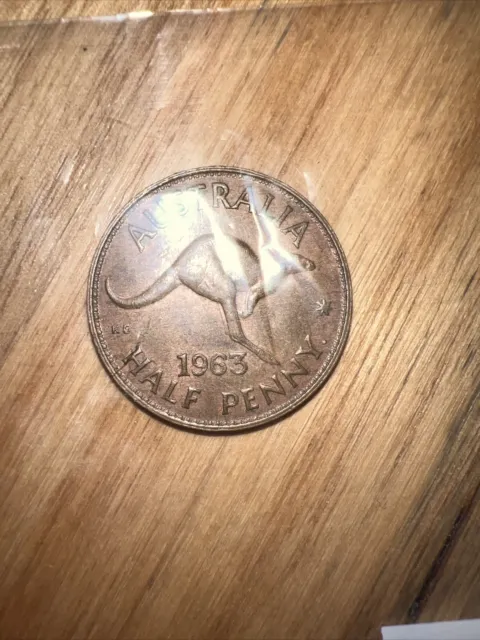 1963 Australian Half Penny