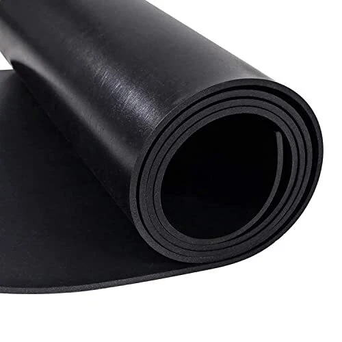 uyoyous Rubber Sheet 1/8" Thick x 39.4" Wide x 39.4" Long Heavy Duty Rubber