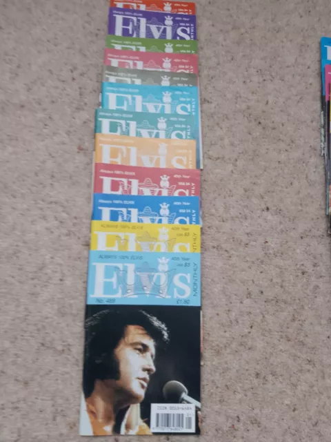 Elvis Presley Monthly Magazines