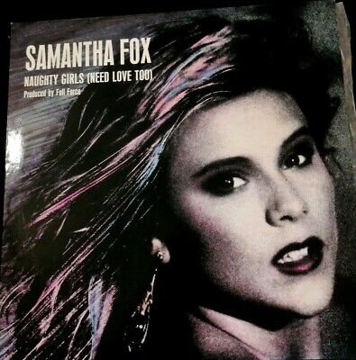 Samantha Fox ‎– Naughty Girls (Need Love Too) 12" MX  PINK VINYL  VG+/VG+