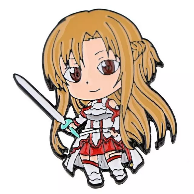 Sword Art Online SAO ASUNA YUUKI Pin's Métal Emaillé  Badge Manga Anime Kirito