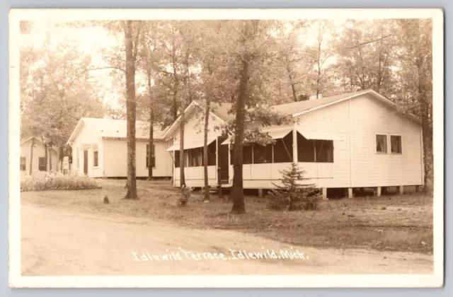 Postcard RPPC Photo Michigan Idlewild Terrace Black History Vintage