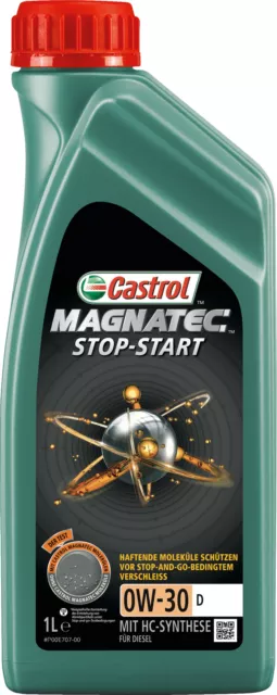 1L Castrol Magnatec Stop-Start 0W-30 D Motoren-Öl 1 Liter Ford Wss-M2C950-A