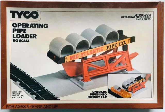 TYCO OPERATING PIPE LOADER and 4 PIPES HO Scale #958 NEW SEALED! $44.49 ...