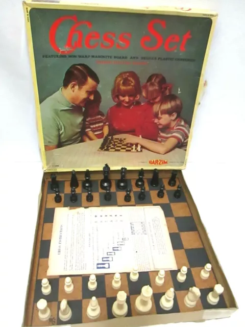 Learners Chess Easy Way 15 Learning Board Chessmen Bar Zim 1967