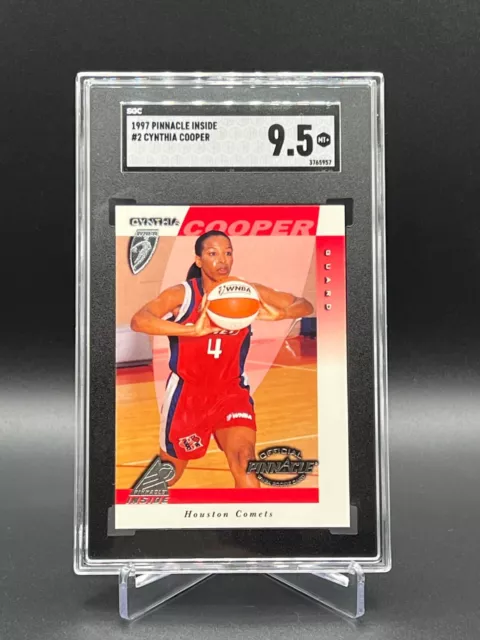 1997 Rittenhouse WNBA Cynthia Cooper Rookie SGC 9.5 Houston Comets RC