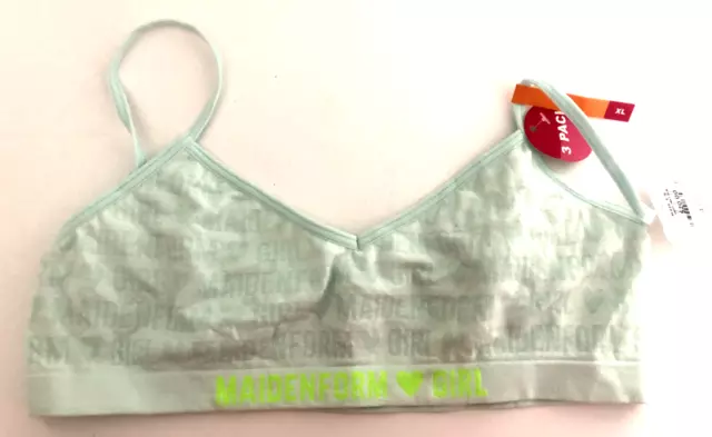 NWT- GIRL'S 3 Pack Bras Sweet Nothings Maidenform Underwire Padded SIZE -  36A $10.99 - PicClick