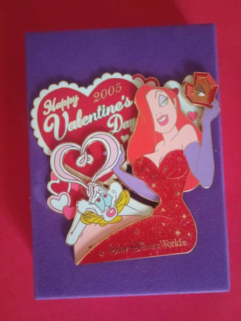 Limited Edition Jumbo Jessica Rabbit Valentine's Day Disney Pin