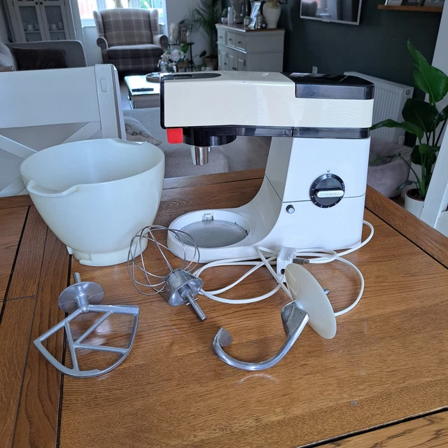 KENWOOD CHEF A901 Food Stand Mixer 3 Attachments Plus Bowl Tested Working 69.99 PicClick UK