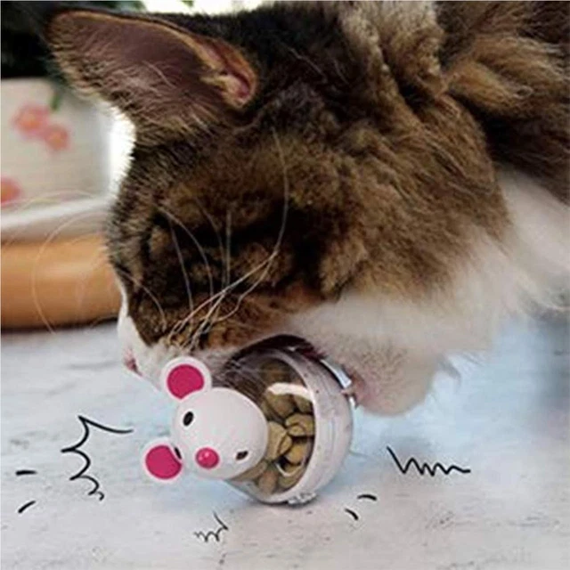 Pet Tumbler Food Dispenser Dog Cat Toy Ball Leakage Training Feeder Toys