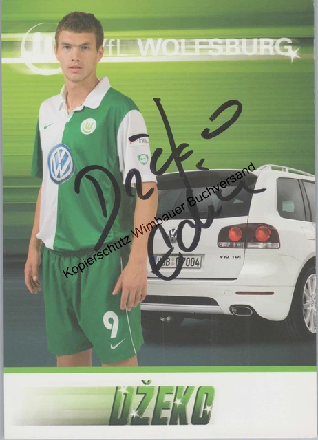 Autogrammkarten VfL Wolfsburg - 8 Stück - mit Original