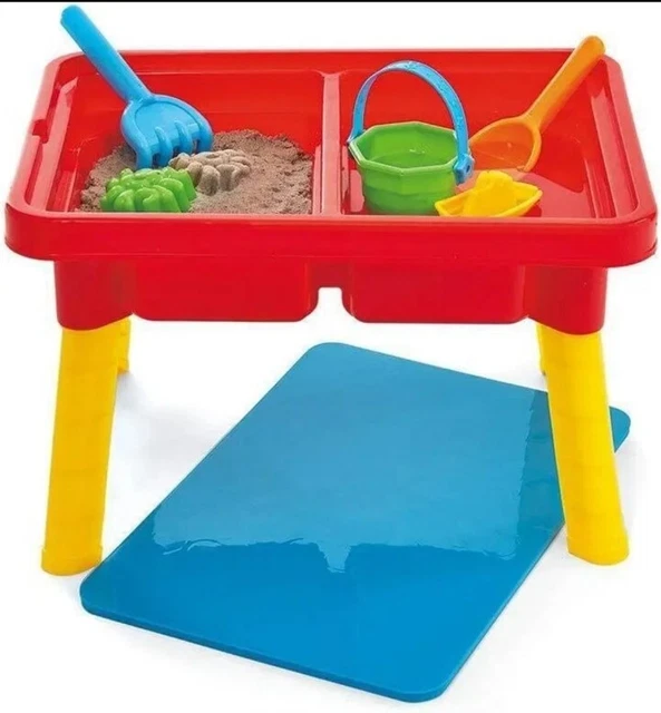 KIDS ACTIVITY SENSORY Table Toddler Sand Water Box with Lid Indoor