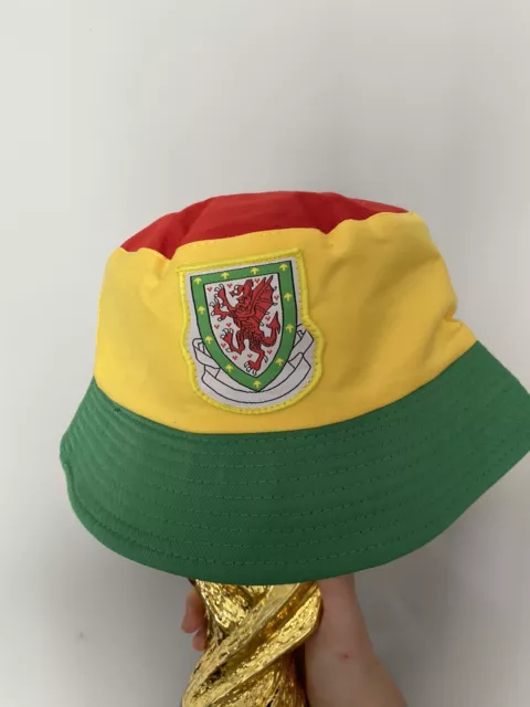 Wales bucket hat World Cup And Rugby Patriotic Hat Embroidered