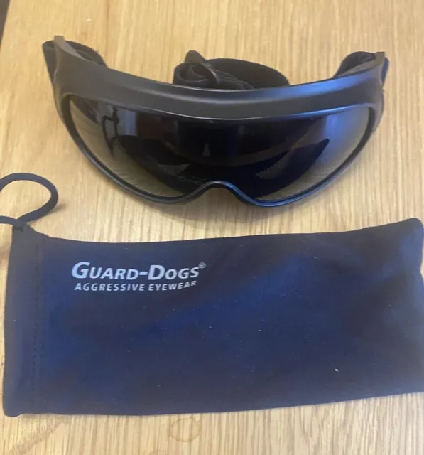 Guard-dog Motorcycle Goggles Black - Smoke Lens