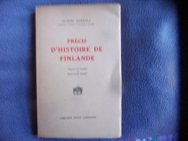 Précis d'histoire de Finlande | Jalmari Jaakkola | Très bon état