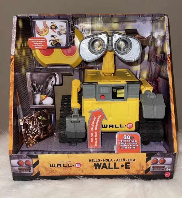 DISNEY PIXAR WALLE Remote Control Robot Toy 9.5” Walle NEW IN HAND