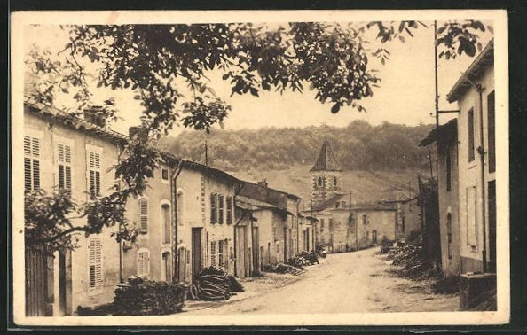CPA Laneuveville-Derriere-Foug, Une Rue