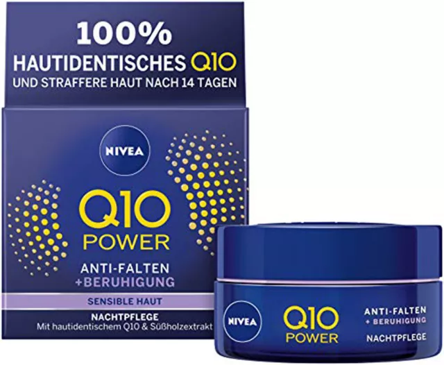 Nivea Q10 Power Crema notte idratante anti-rughe ridotta sensibilità 50 ml