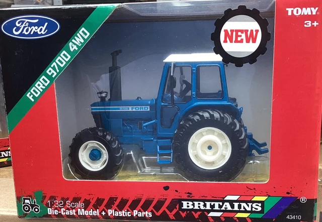 Tracteur Britains Ford 8700 4WD - Échelle 1/32, Neuf Sous Boîte (BRI43409)