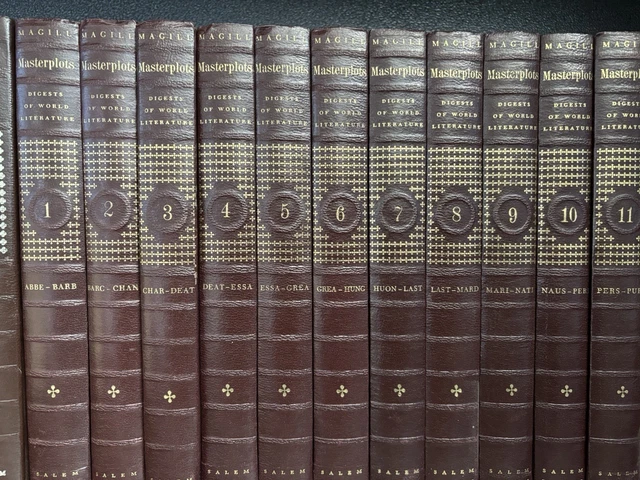 MASTERPLOTS WORLD LITERATURE Combined 15-Vol. + 1 By Frank N