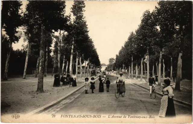 CPA AK Fontenay L'Avenue de Fonteany-aux-Bois FRANCE (1282709)