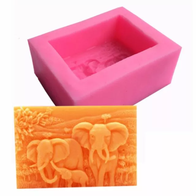 1200g Home Nicole Wooden Soap Molds Soft Silicone Linder Loaf Soap
