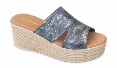 Valleverde Valleverde Ciabatta Donna Infradito Zeppa Sughero G51213 Nero Bianco 