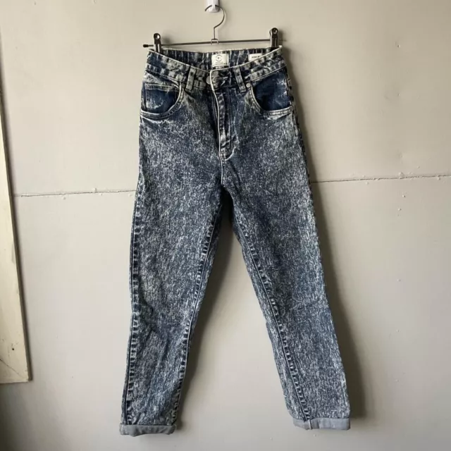 Cotton On Acid Wash Jeans 90s High Rise AU8