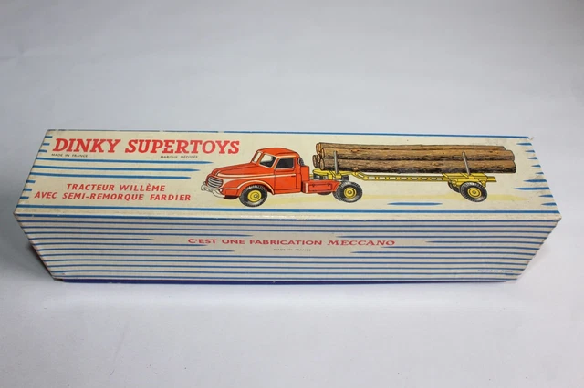 Vieux Tracteur Dinky Toys 36A – Willième Fardier – Boîte D'Origine – Collection