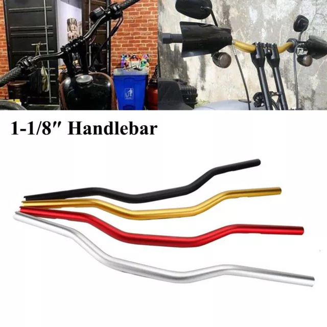 4-Color 1-1/8″ MX Style Handlebar For Harley Sportster Dyna Street Bob Softail