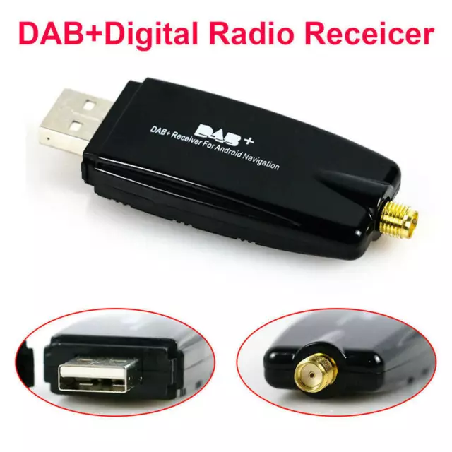 Car USB-DAB Digital Radio Receiver Adapter+Antenna For Android Dongle Stereo AN