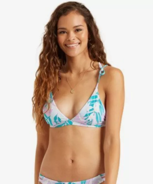 Billabong Women's Love Palm Tall Triangle Bikini Top- Size Large