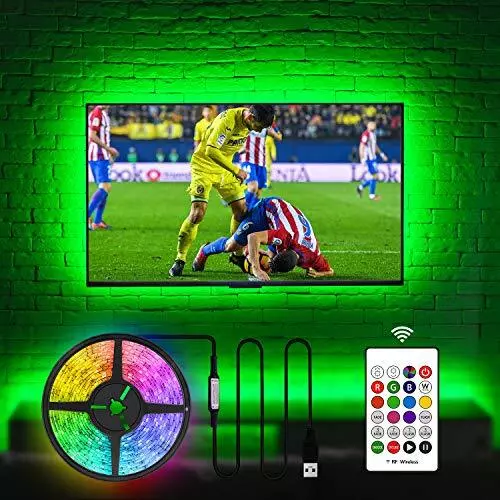 HAMLITE LED Strip 3.5m, LED Streifen fernseher 50 55 zoll, USB TV