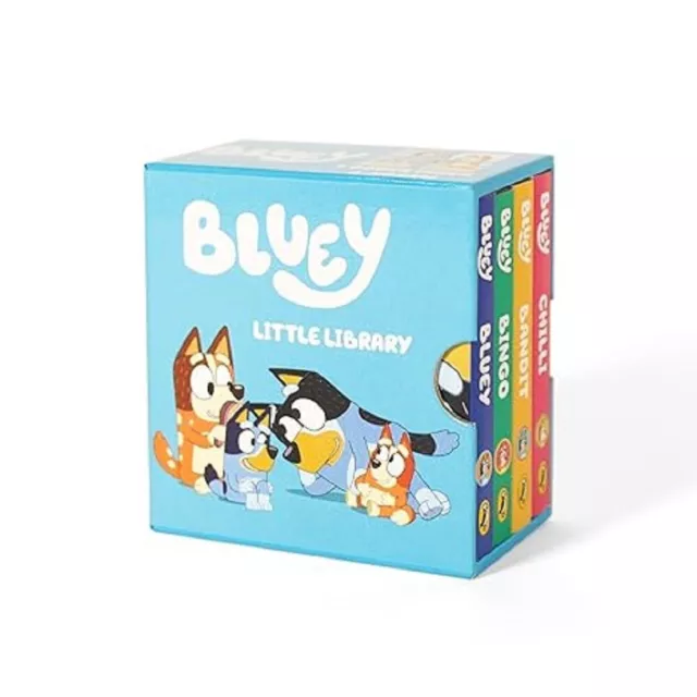 Bluey Little Library Four Books in One - Board Book  FREE SHIPPING NEW-AU
