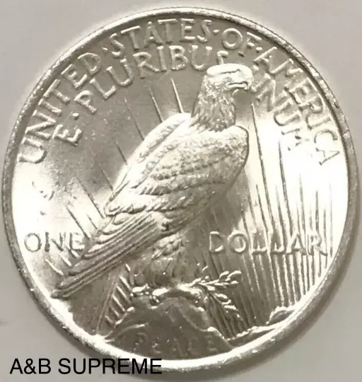 Peace Dollar From OBW Roll Estate Sale Hoard GEM BU Uncirculated 90% Silver