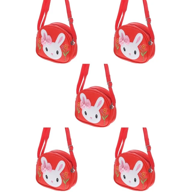 5 Pieces Purse Girls Age 8-10 Girls Messenger Bag Kids Purse Fashion
