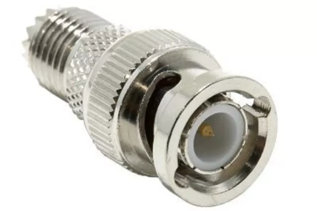 1 Piece - Ces - Mini Uhf Female To Bnc Male Coaxial Adapter # 620557Ces