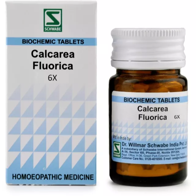 Tableta bioquímica Dr. Willmar Schwabe India Calcarea Fluorica 6X