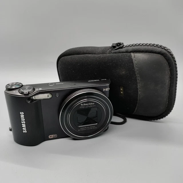 Samsung WB150F 14.2MP Compact Digital Camera Black Tested