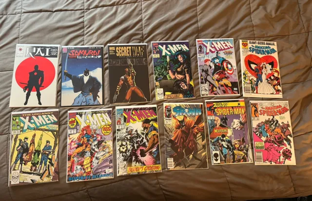 Nice lot of key issue comic books X-Men Amazing Spider-Man Spawn Gambit Bishop