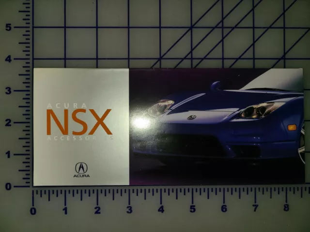 2002 Acura NSX Accessories Brochure Folder Original