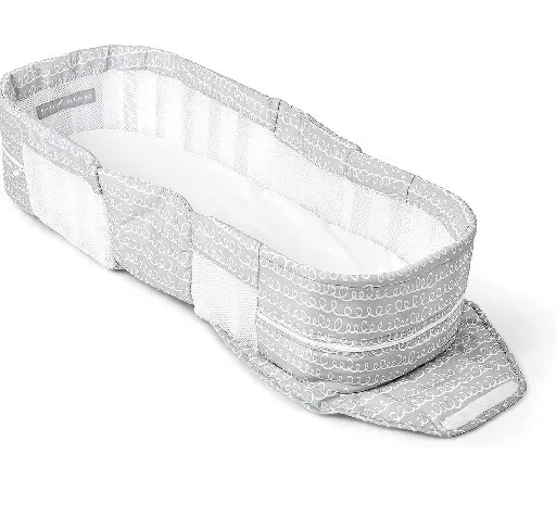 Baby Delight Snuggle Nest Portable Infant Lounger – Gray Scribbles