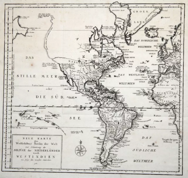 America Original Map Engraving 1760 42362 Picclick
