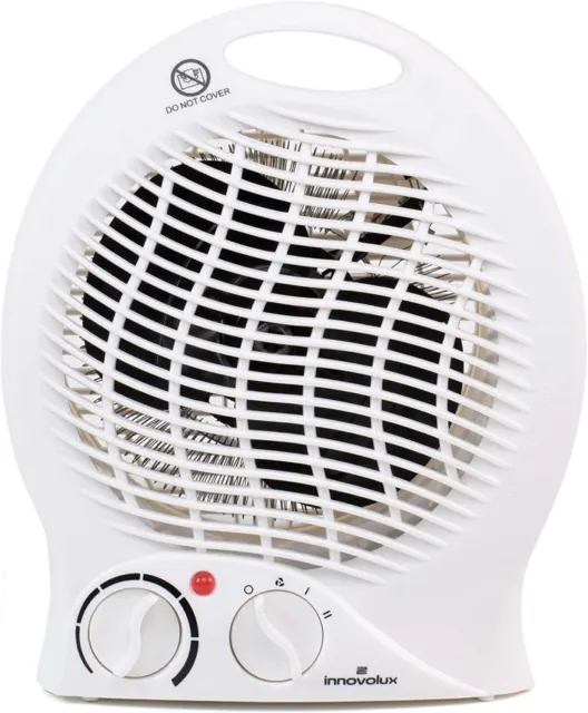 Calefactor Aire Caliente para Baño Calentador Eléctrico Ligero y Portatil 2000w