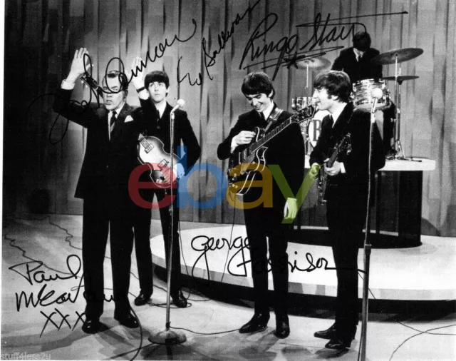 The Beatles Band Autographed 8x10 Signed Photo reprint