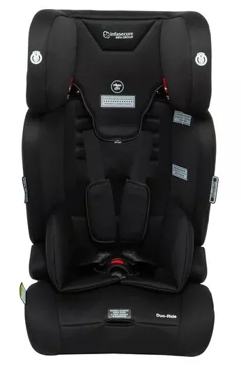 NEW  Infa Secure Duo Ride Booster Car Seat Black