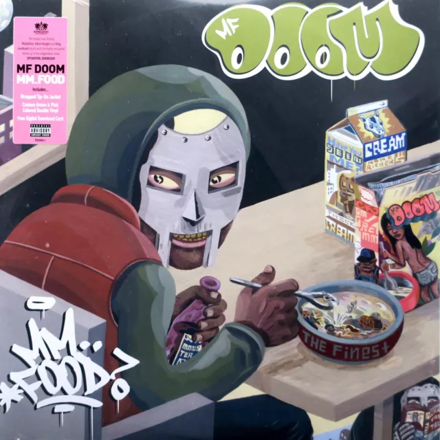 MF DOOM 'MM…Food' Ltd. Edition PINK/GREEN Vinyl 2LP NEW/SEALED