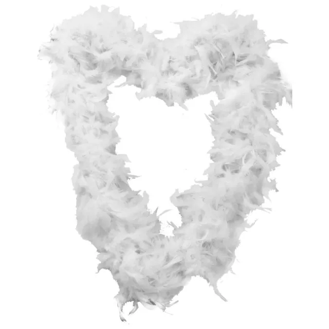 White Feather Boa Fancy Dress Accessory Hen Night Party 1920S Gangster Flapper