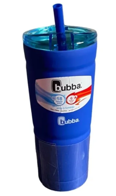 Bubba Envy S Insulated Stainless Steel Tumbler with Straw, Blue, 24 Fl. Oz.
